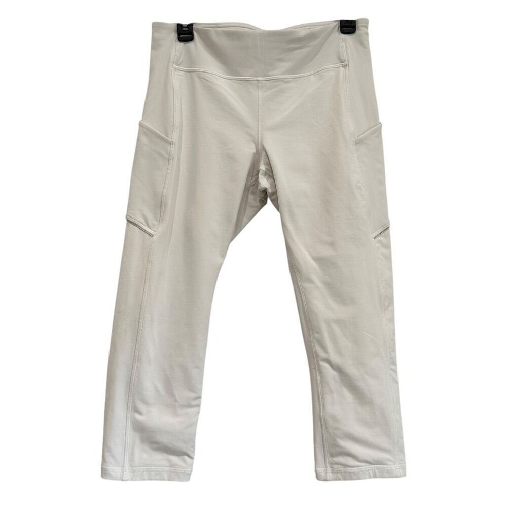Women’s Lululemon Speed Up Crop White Legging Size 10